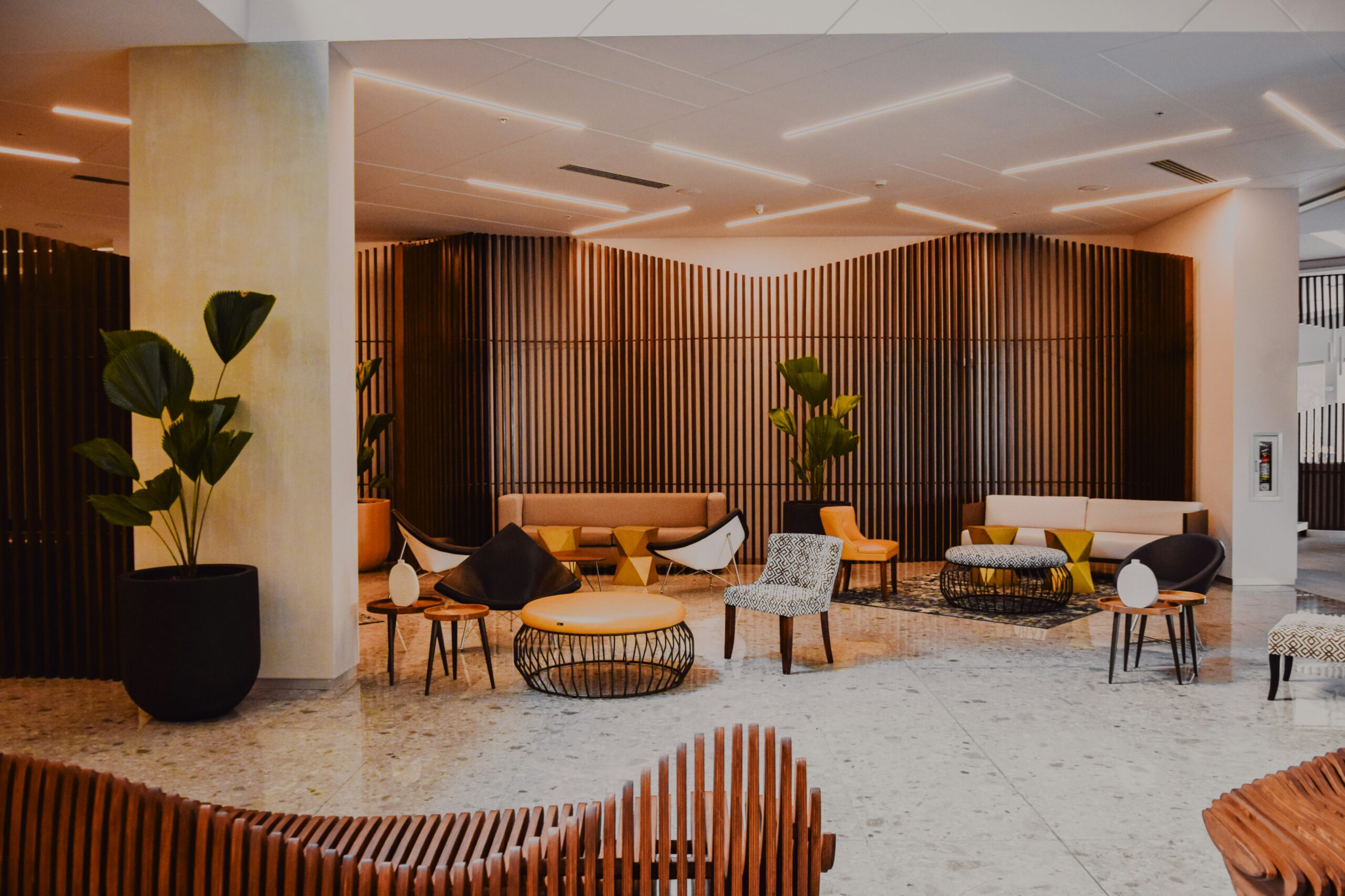 Luxury modern living room interior